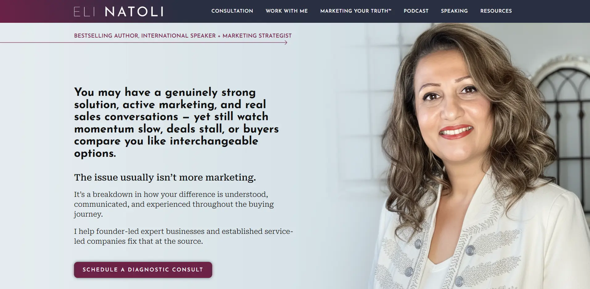 Elina Toli WordPress project